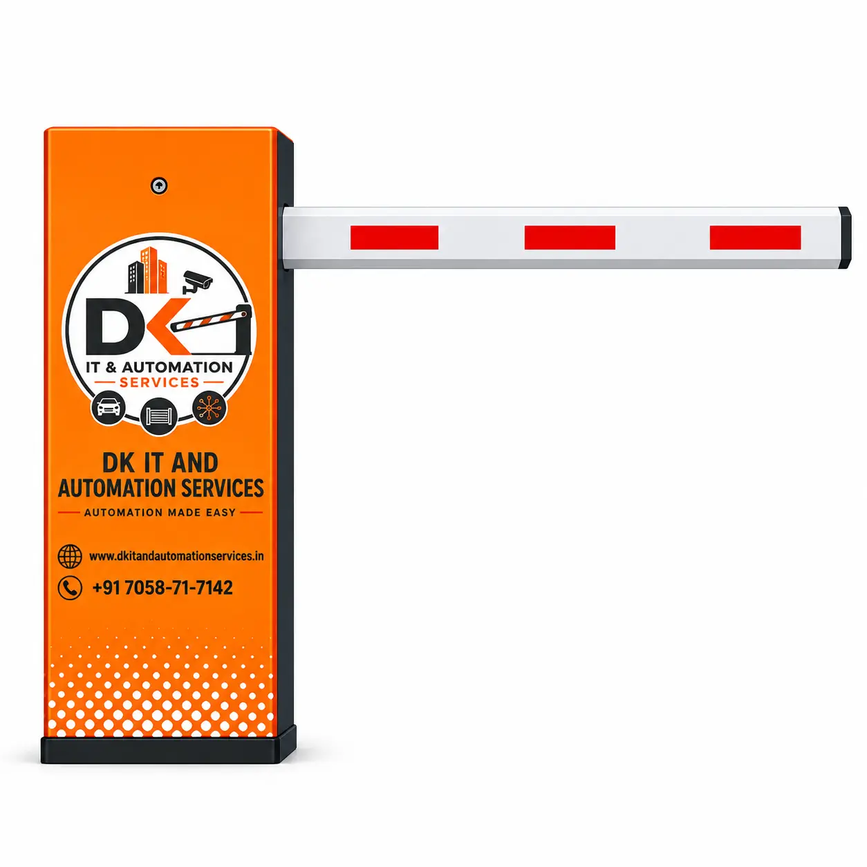 DKA-SFB 27 boom barrier from the DK IT AND AUTOMATION SERVICES range